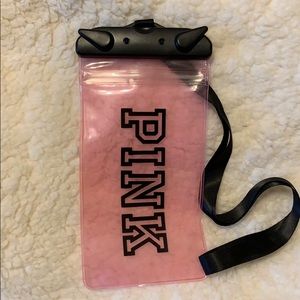 PINK waterproof Phone pouch